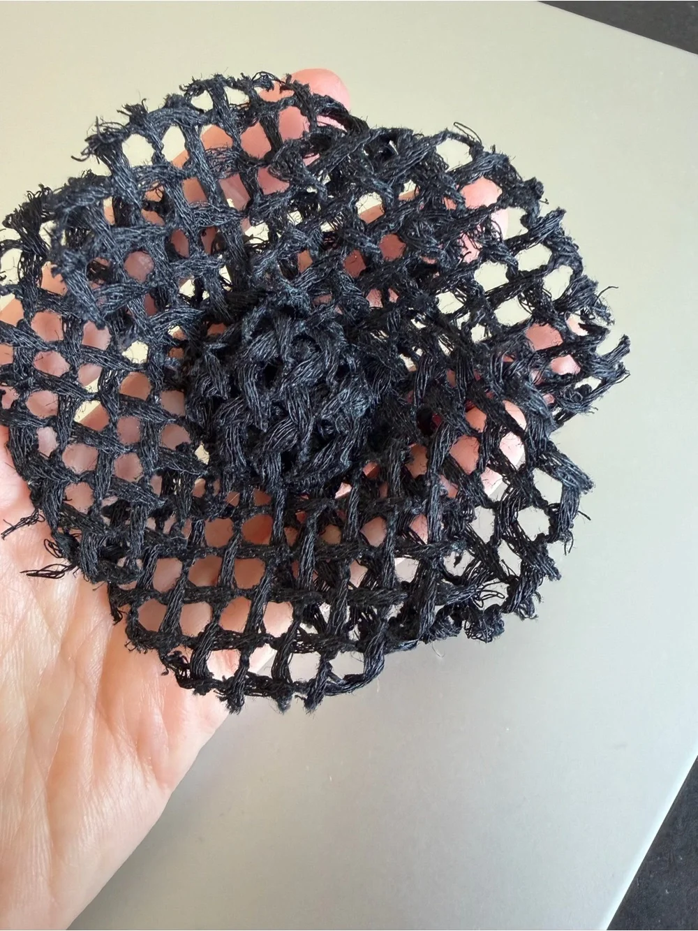 CHANEL Crochet Camellia Brooch